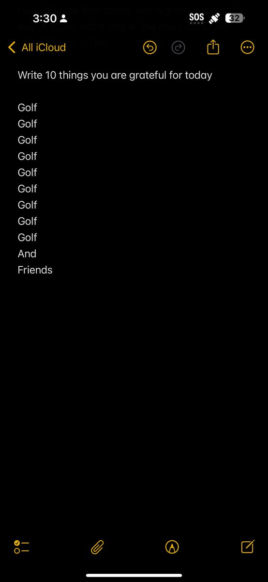 Write 10 things youre grateful for today.
