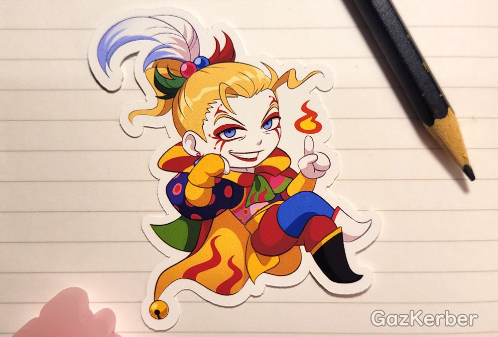 FFVIcomic's tweet photo. I've just added some new items to my shops, including some chibi FFVI stickers! ❤ https://t.co/adm9o0y70E
