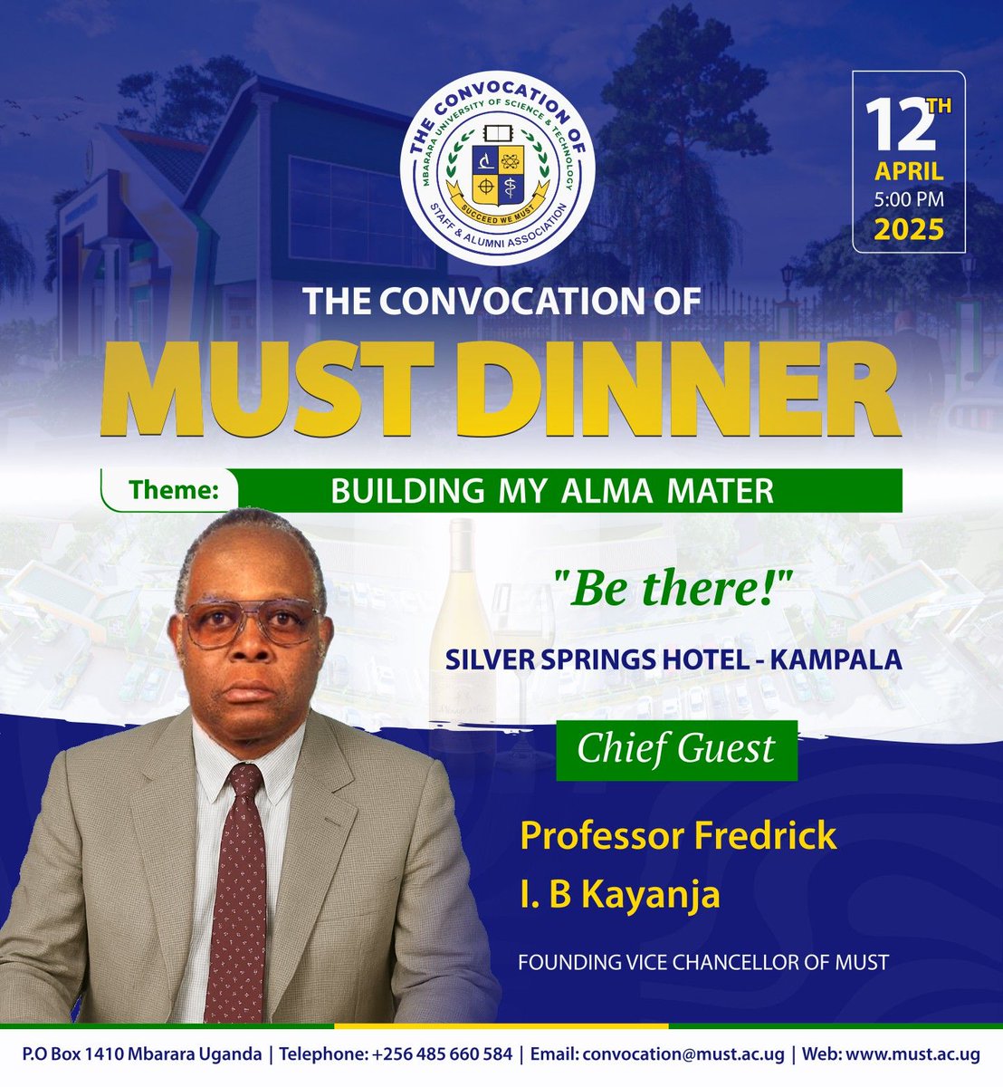 MUST Alumni (@alumni_must) on Twitter photo Dear Kampala, here we come.
Join the great leaders of <a href="/MbararaUST/">Mbarara University</a> for an evening to reconnect reignite and rebuild. All 👌will be there
Tickets will remain available until 5pm.
WhatsApp 0706642445 for more Dear Kampala, here we come.
Join the great leaders of <a href="/MbararaUST/">Mbarara University</a> for an evening to reconnect reignite and rebuild. All 👌will be there
Tickets will remain available until 5pm.
WhatsApp 0706642445 for more
