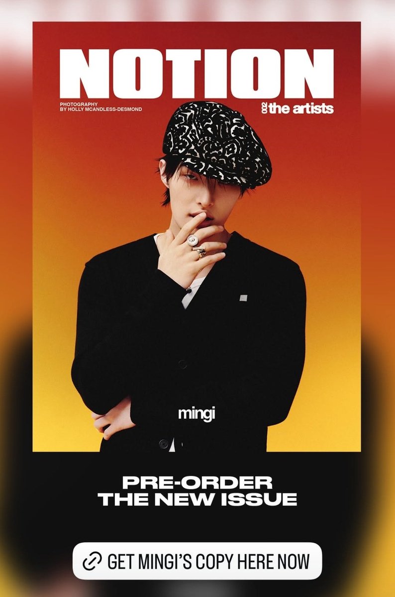 skyewildflower9's tweet photo. Done, happy to order👏🥳 I'm happy we also have individual member cover feature, I LOVE SONG MINGI on the cover, naturally 😍💜🥰 I hope you keep featuring Ateez🙏☺️
#NotionMagazine #notion #ATEEZ 
#민기 #MINGI #fixon #fixon_n_on https://t.co/DHZqlPfspn