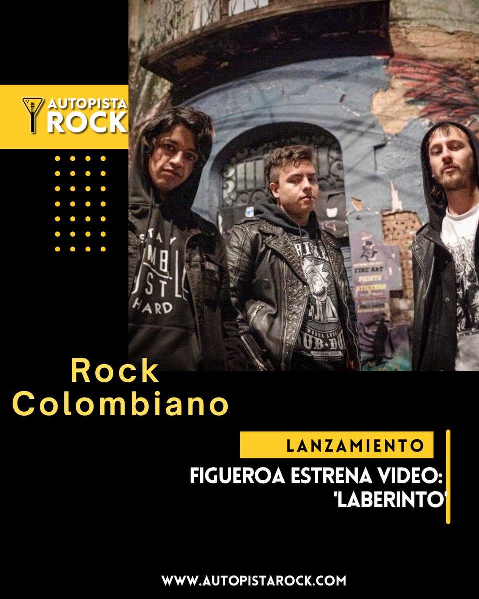 La banda bogotana #Figueroa nos brinda su nuevo video: 'Laberinto'.

Más información sobre este grupo de punk rock:

autopistarock.com/los-bogotanos-…

#figuroa #rockcolombiano #laberinto