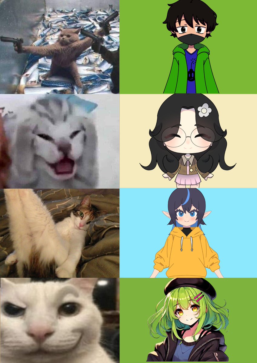 UnderdogsTeam_'s tweet photo. El Underdogs Team modo gatos, todos se sienten identificados

#VtuberES #VTuberUprising #pngtuber https://t.co/U4m9Fij2CV