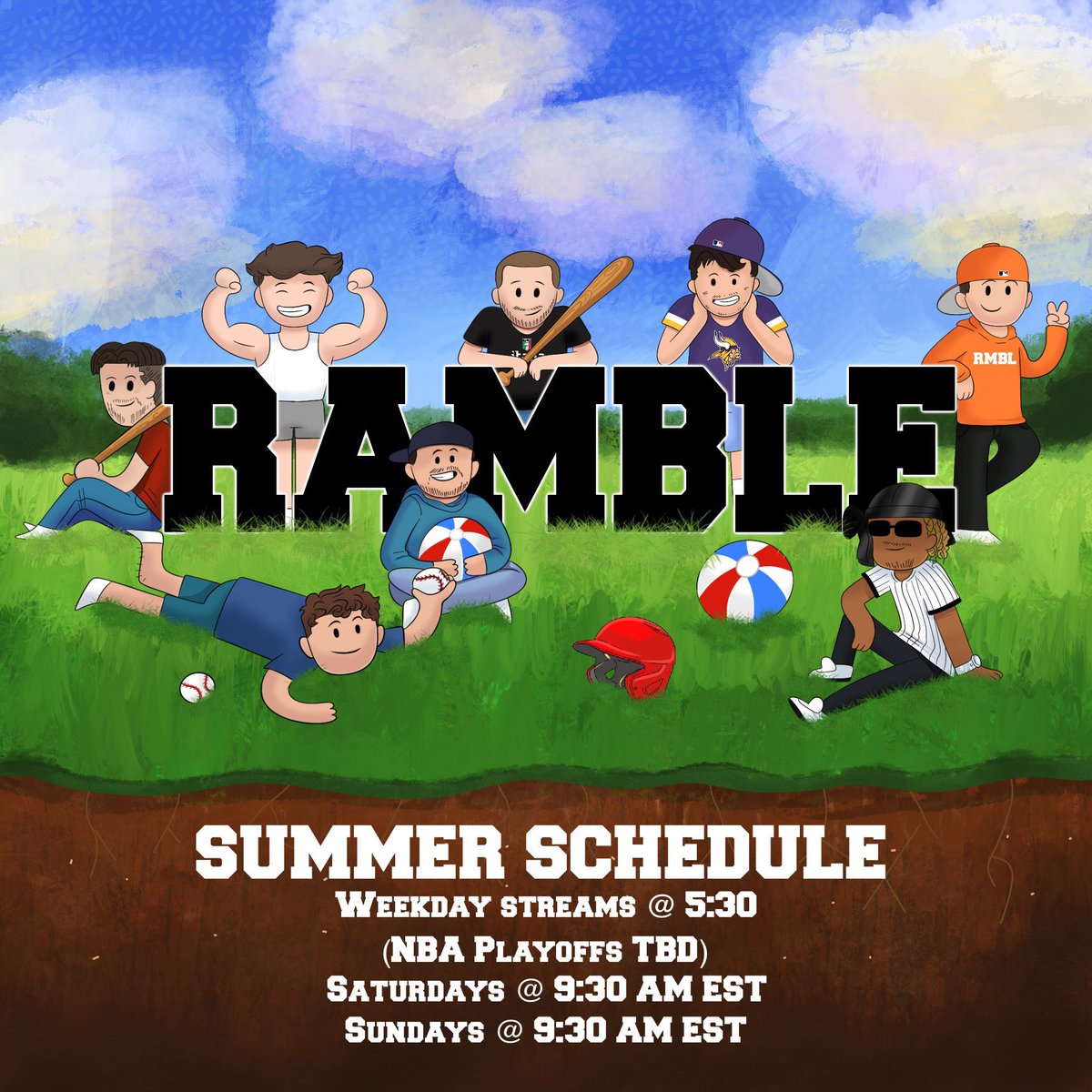 RAMBLE SUMMER SCHEDULE 2025 ✨