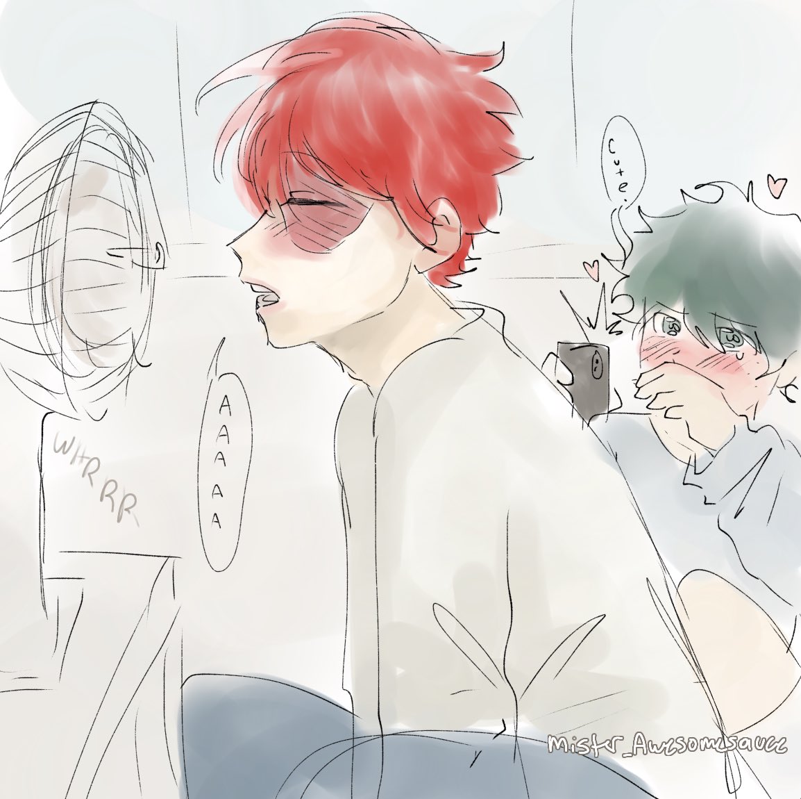 NyanCatEvil_'s tweet image. Some NewKid! Sketch/colours to pass the time （╹◡╹） #bkdk #tddk