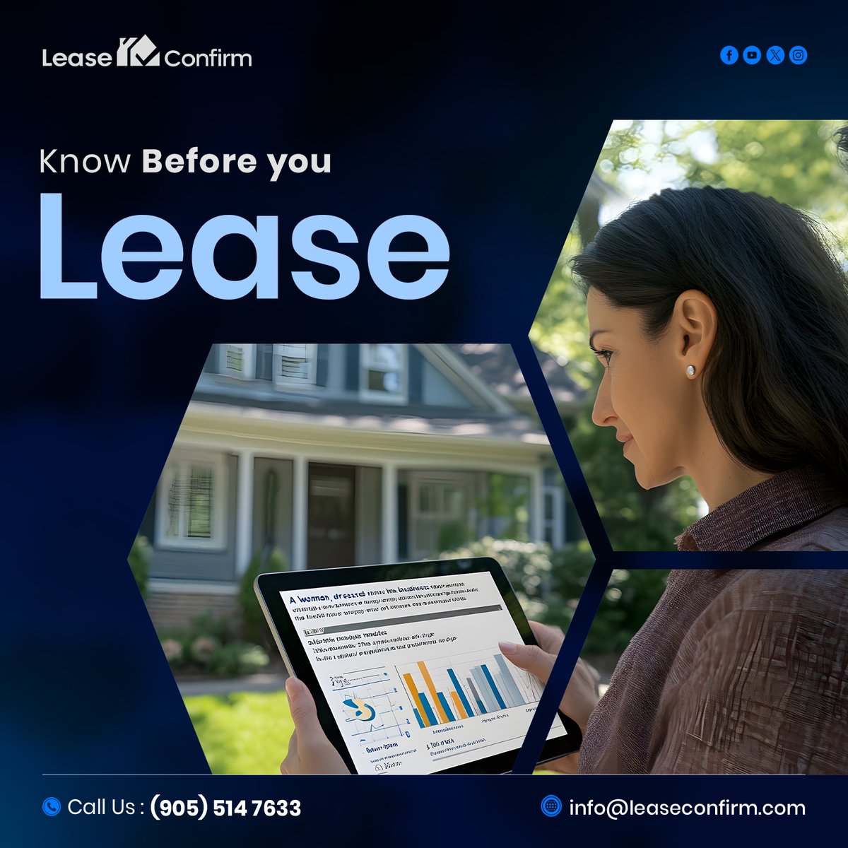 leaseconfirm's tweet photo. Make smarter leasing decisions with LeaseConfirm’s Tenant Risk Analyzer.

- High/Medium/Low tenant rankings
- Transparent &amp; data-driven
- Reduce rental risks
🌐 https://t.co/HcrzjuysE3 | 📧 info@leaseconfirm.com | 📞 (905) 514-7633
#TenantScreening #LeaseConfirm #SmartLandlords https://t.co/b9CDzu7hyV