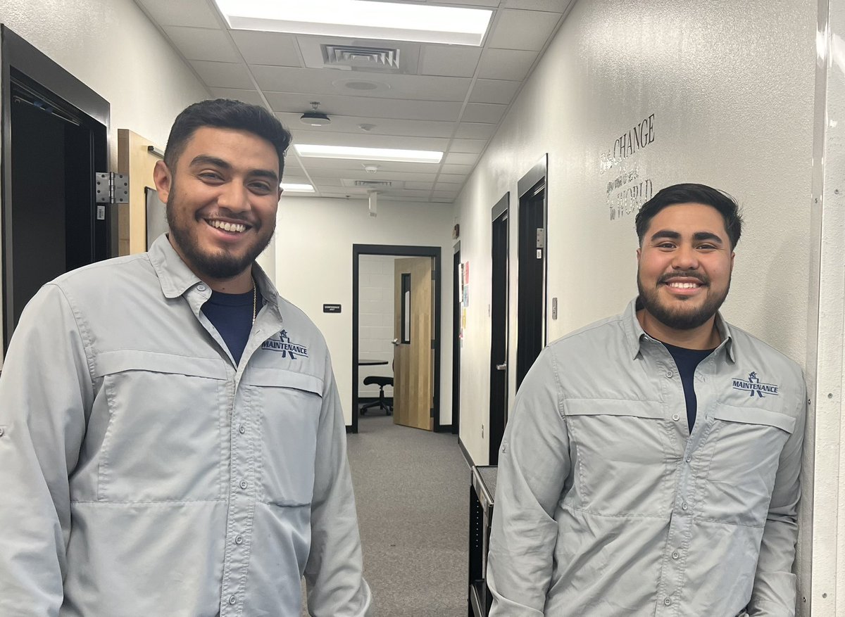 Shout out to Jarod and Victor from NISD Maintenance for getting our A/C taken care of to make our school cool! 😎 <a href="/NISD/">Northside ISD</a>
