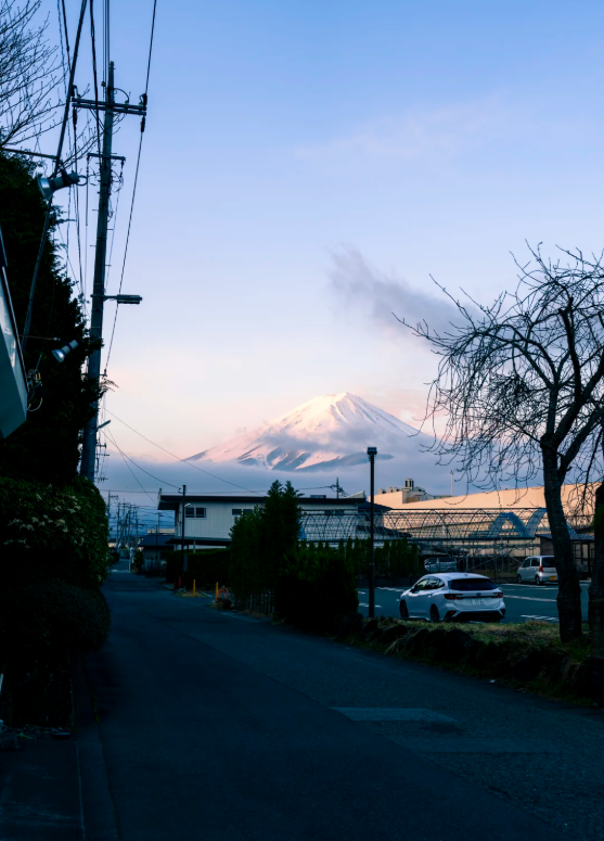 富士山の日の出絶景です