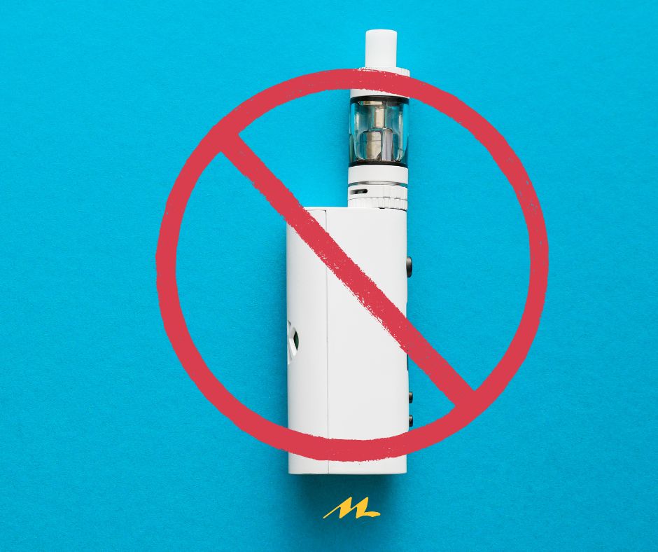 Reminder: Smoking, vaping, and using tobacco or marijuana products are not allowed  on any MetroLink vehicles, at our facilities, or on our properties.  This includes lighting lighters, matches, torches, or carrying any lit  smoking materials.