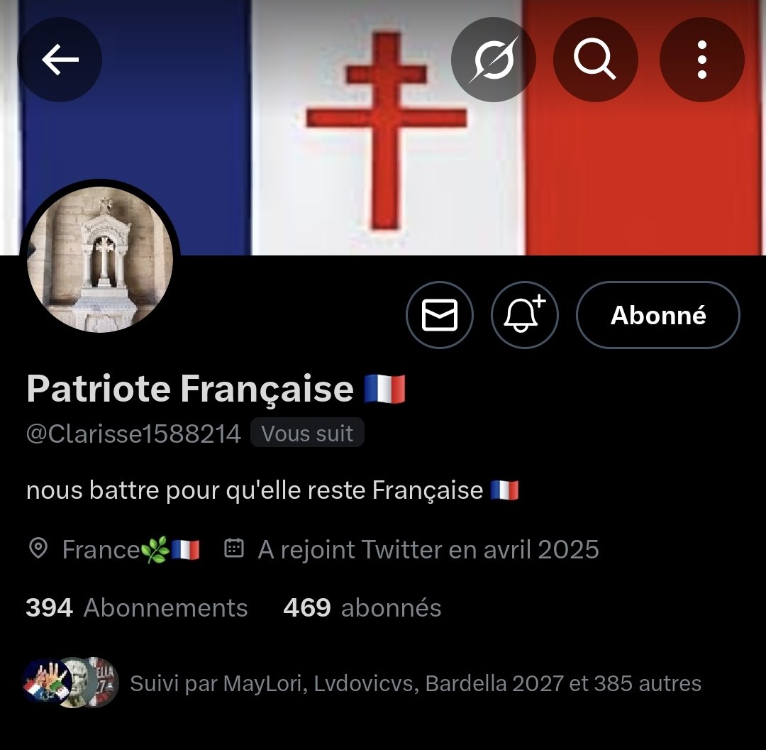 🇨🇵#InfoTeamPatriotes/#JambonBeurre🇨🇵
Merci d'aider à la visibilité sur X de @Clarisse1588214 🙏
Merci aussi de respecter entre nous la réciprocité du FollowBack ! 🤗🇨🇵💪🌿
Tous unis, nous serons toujours plus fort 🙏
<a href="/GaucheMafia/">LaGaucheMafia 🌿Ⓡ🎗Ⓩ🌿 <a href="/TeamPatriotes/">👉@GaucheMafia 🌿®🎗️🌿@TeamPatriotes</a>🇨🇵</a> c'est aussi @TeamPatriotes