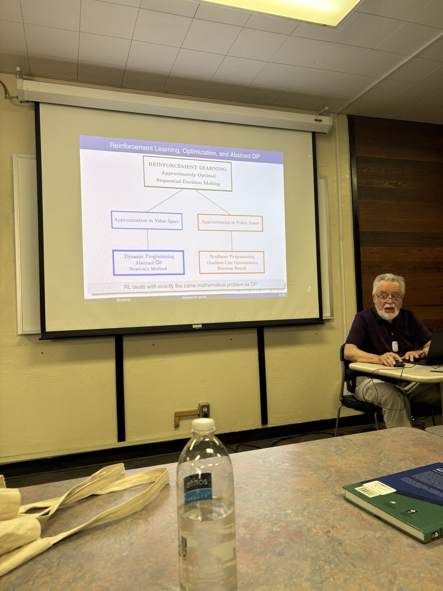 KimHammar1's tweet image. Very insightful talk on the theory of RL!