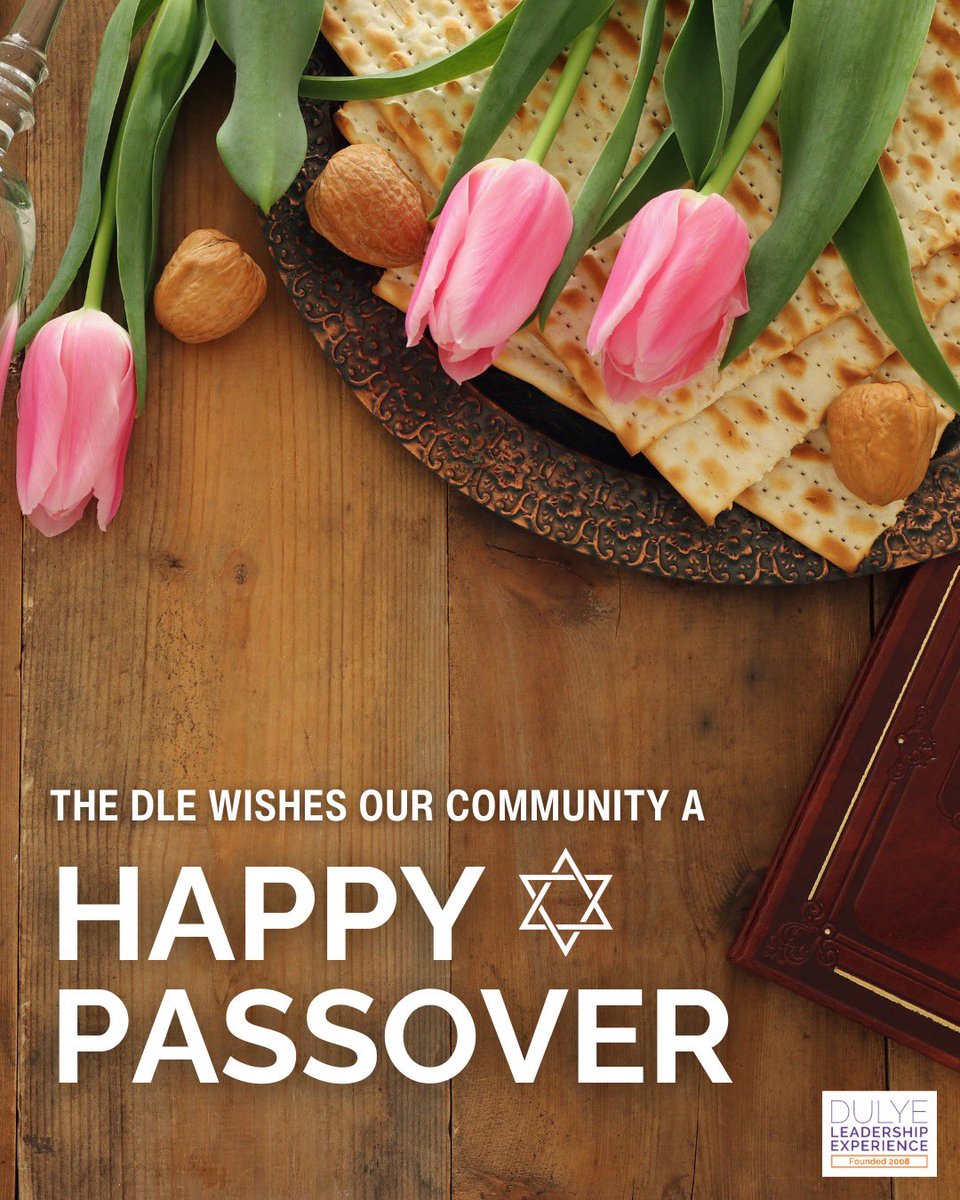 DLECareerGrowth's tweet photo. Wishing a happy Passover to those who celebrate in our community. #passover https://t.co/0K7E3AhFlW