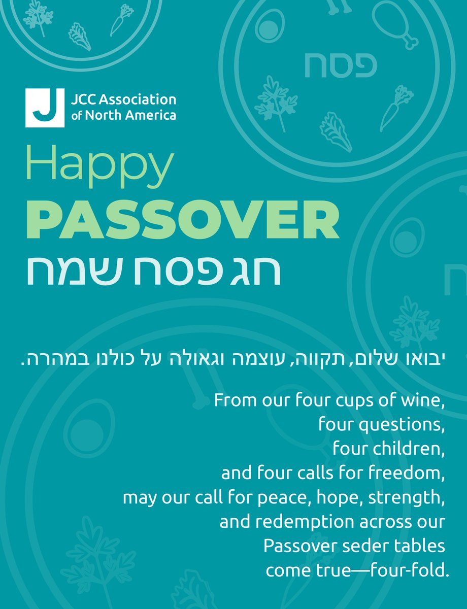 Shabbat shalom and chag Pesach sameach—wishing you a joyful and meaningful Passover!