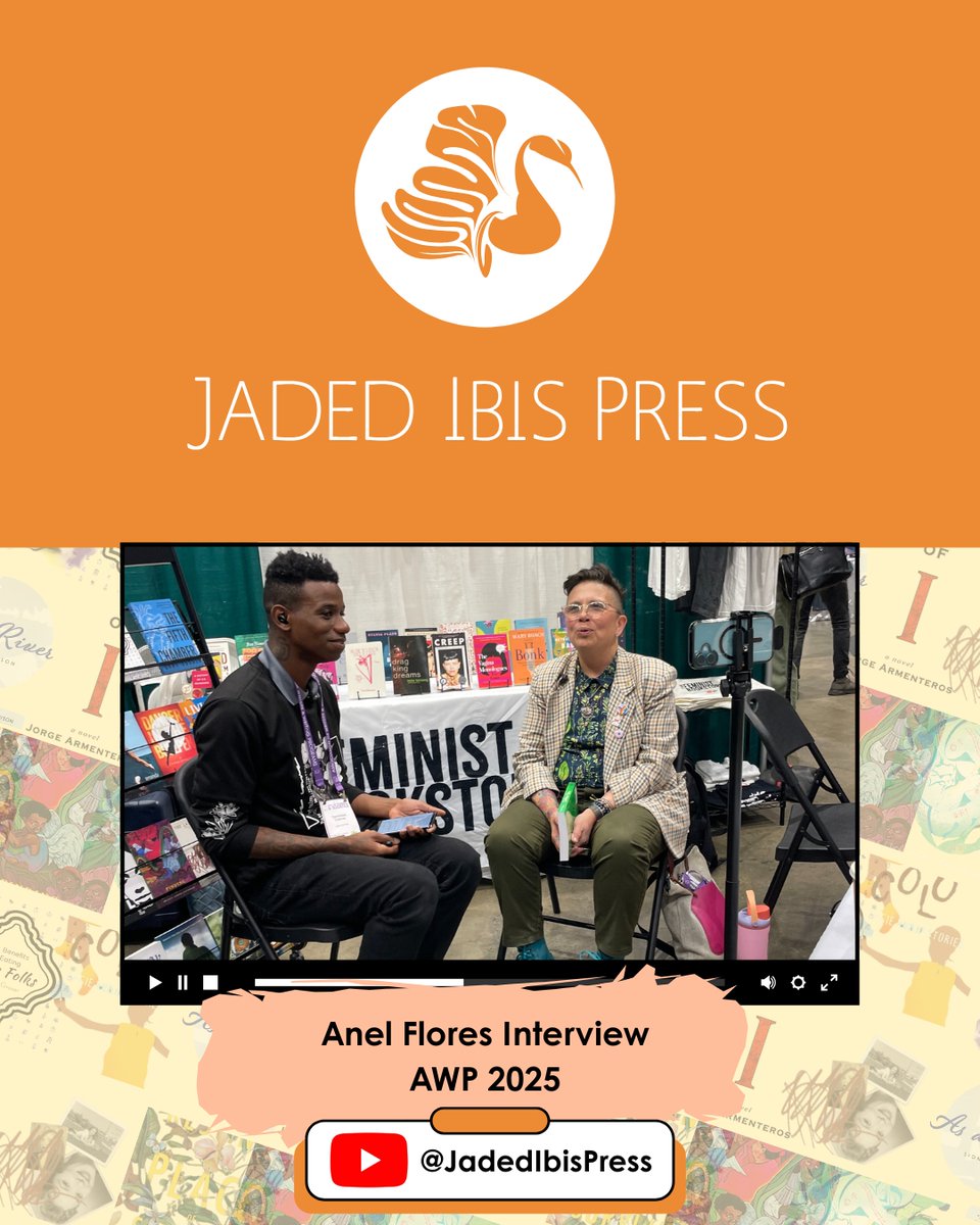 🎤 Jaded Ibis Press caught up with author Anel Flores at AWP 2025!!!

Anel shares what inspired the book, her writing journey, and what readers can expect when Curtains of Rain drops later this year.

📺 Watch the full interview on our YouTube channel —
youtu.be/rihXDpTJLMo
