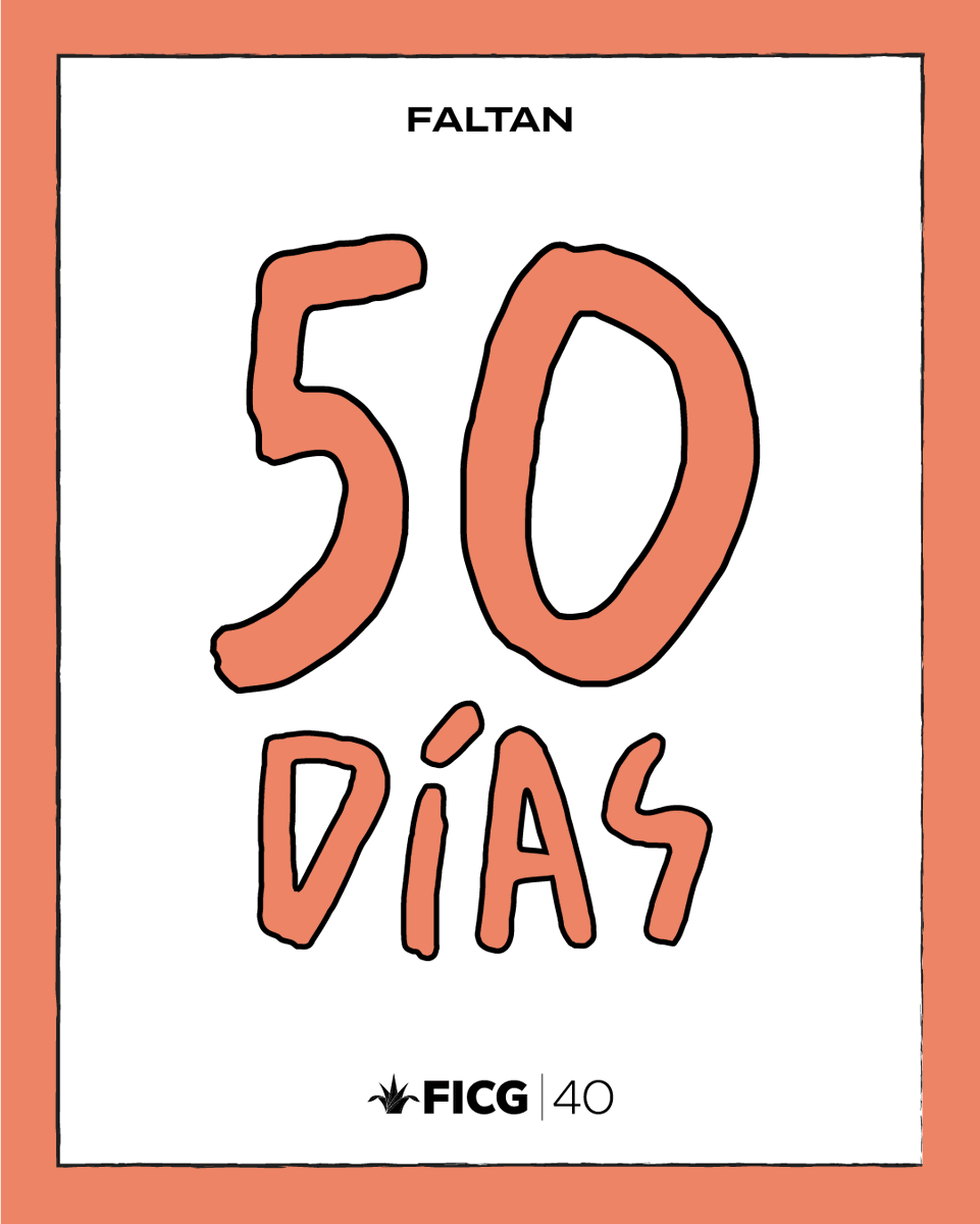 FICGoficial's tweet photo. ¡Faltan solo 50 días para el #FICG40!

Prepárate para disfrutar películas e historias increíbles por toda la ciudad, del 6 al 14 de junio.
Portugal #InvitadoDeHonor ✨ https://t.co/L7m6SKebqa