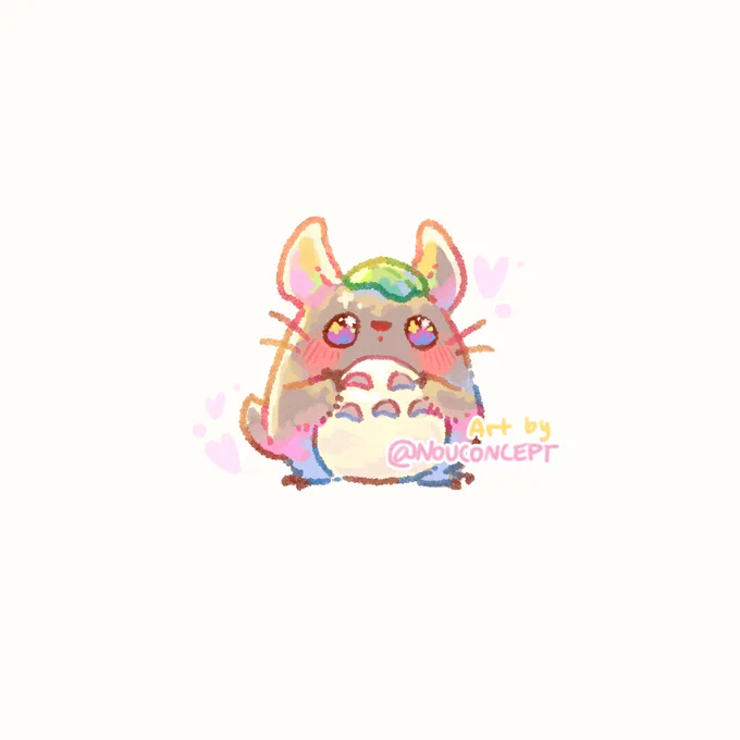 leaving this silly totoro here to wish you a happy weekend!!