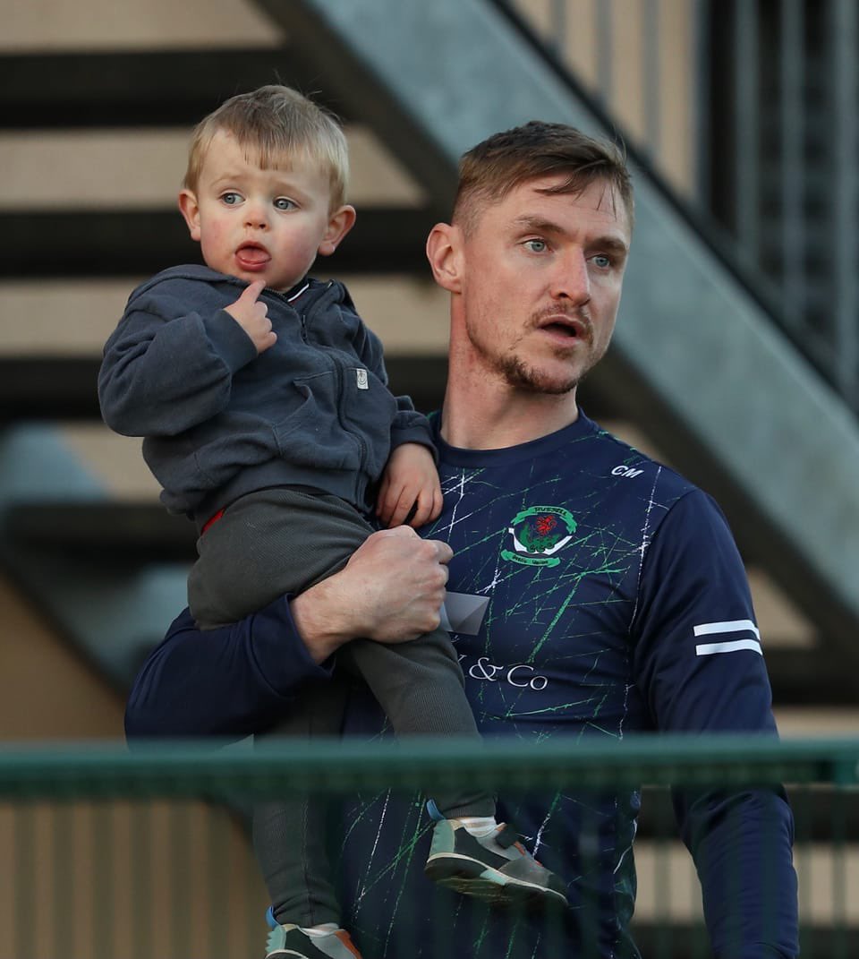 Friday night lights, partially getting to watch football, mostly watching the wee man be a rascal and go places he shouldn’t be going #son #GAA