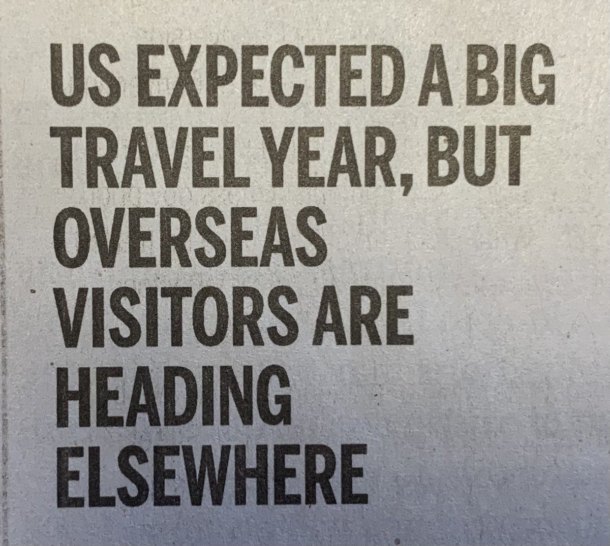 infosciencehd's tweet photo. With #USA250 and the #WorldCup this year and next, we should be seeing record foreign visitors. But, thanks to #Trump,…..get ready for #TrumpsRecession. https://t.co/N3VJIZxVnk