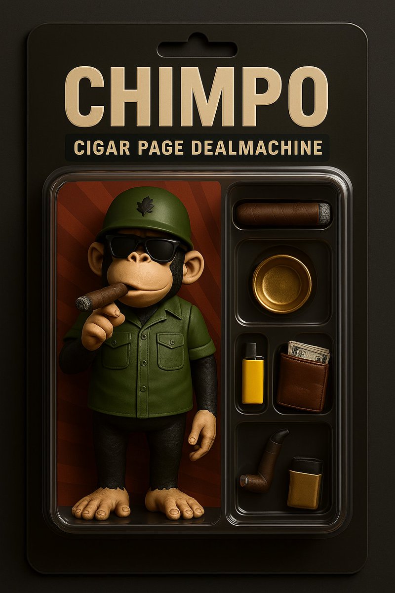 cigarpage's tweet photo. Nice to meet you. I’ll need a thimble of whiskey and Barbie’s digits, please.

#gpttrend #chatgpt #ai #limitededition #chimpo https://t.co/i6Ra4wCndc