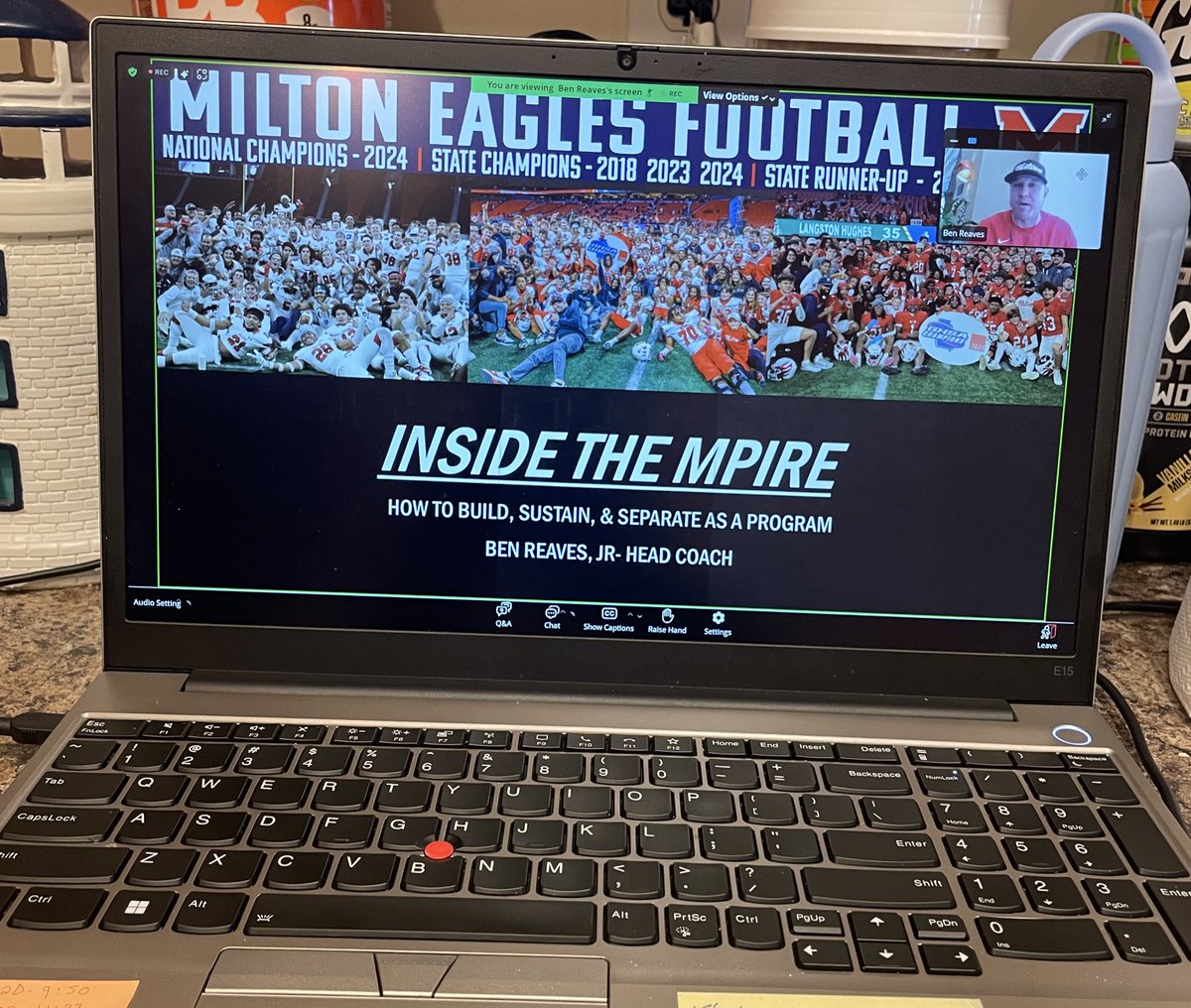 Rodney Mooney (@coachmoon66) on Twitter photo Always a pleasure listening to <a href="/CoachBenReaves/">Ben Reaves Jr.</a>, one of the best without a doubt. <a href="/GlazierClinics/">Glazier Clinics</a> #SpringBreakLearning Always a pleasure listening to <a href="/CoachBenReaves/">Ben Reaves Jr.</a>, one of the best without a doubt. <a href="/GlazierClinics/">Glazier Clinics</a> #SpringBreakLearning