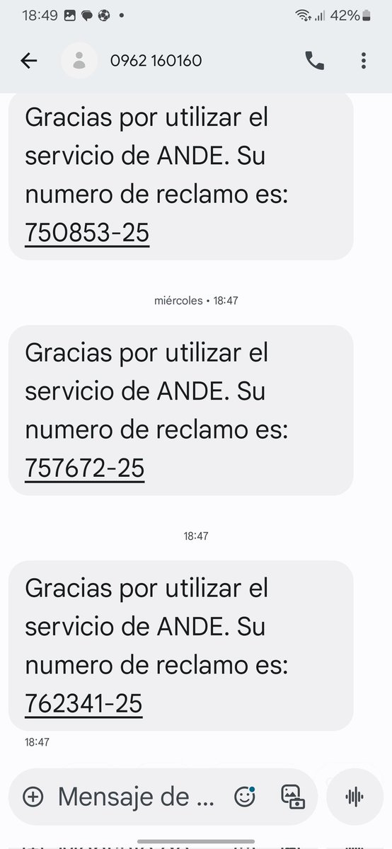 juankbarriosf's tweet photo. @ANDEOficial Buenas donde puedo recurrir para que solucionar el tema del alumbrado público desde el lunes que vengo reclamando y no pasa nada son como tres artefactos que no encienden y el barrio está obscuro https://t.co/pQFkGlI8fN
