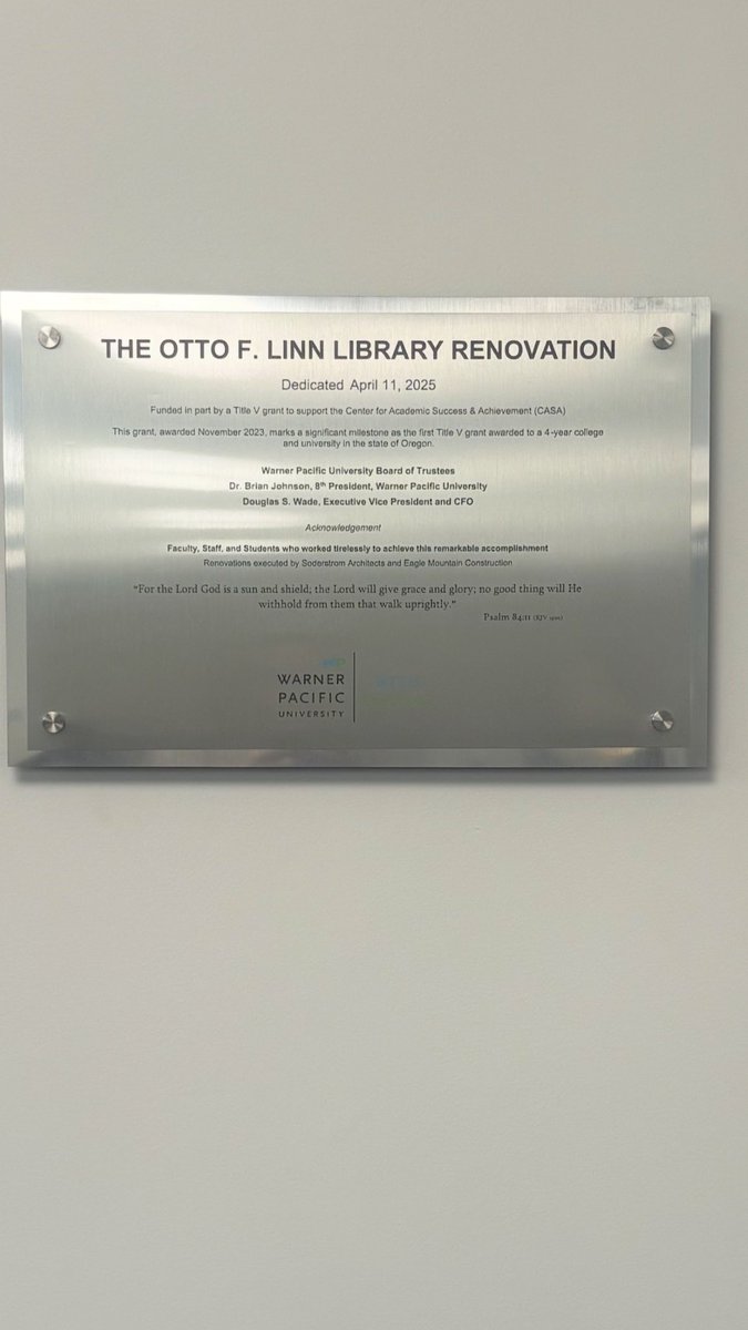 Warner Pacific University tweet media