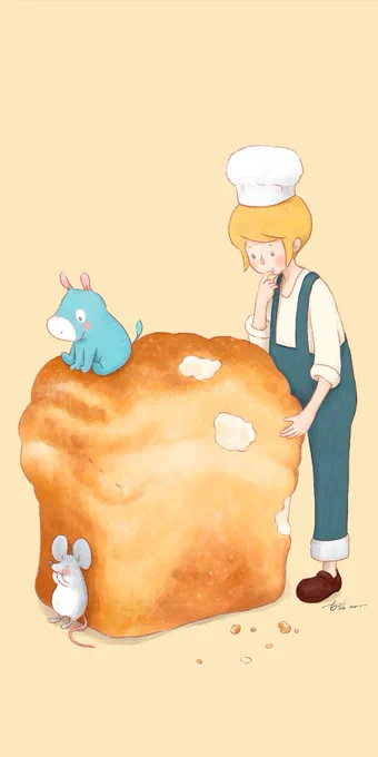 今日4月12日は #パンの記念日 です 