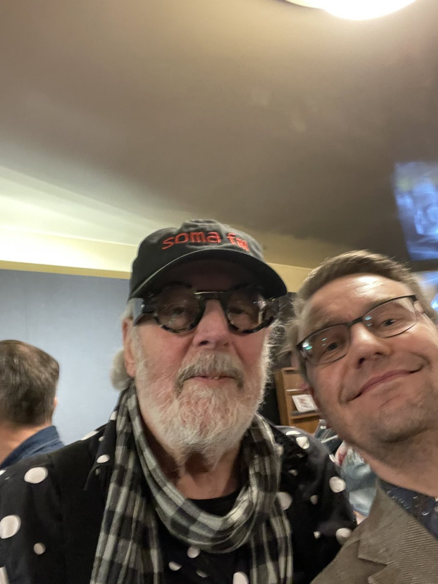 KimmoJNieminen1's tweet image. Mr. X, Richard Stanley ja minä. #Hurriganes