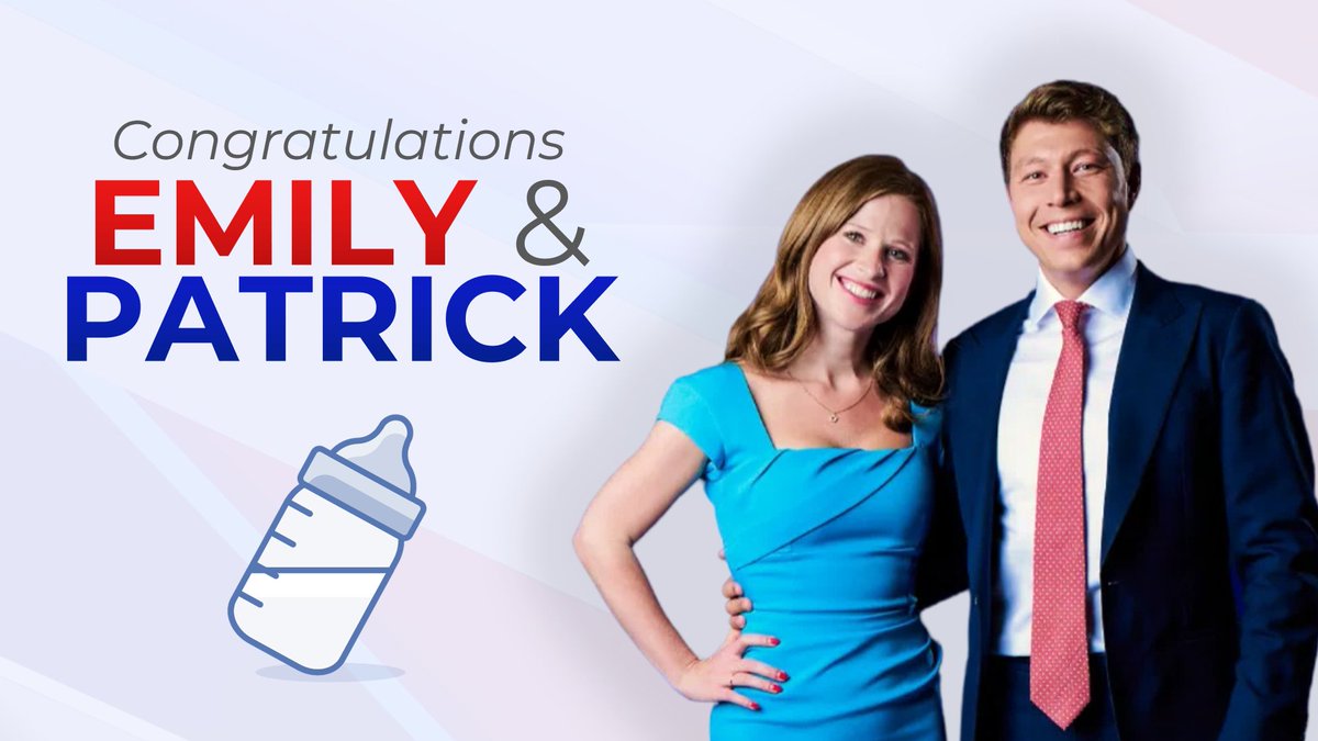 Congratulations to <a href="/CarverEmily/">Emily Carver</a> and <a href="/PatrickChristys/">Patrick Christys</a> who are expecting their first child!

Wishing them all the best for this special journey. 👶🍼