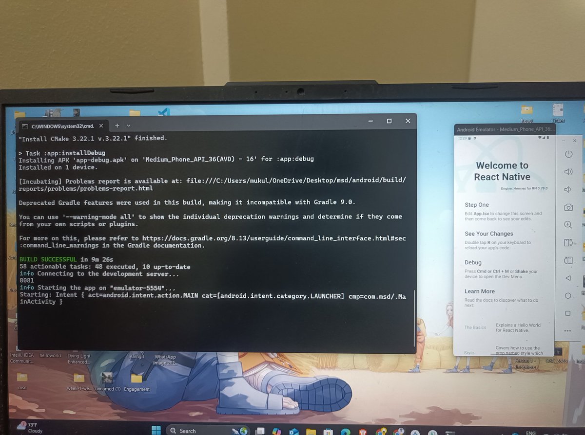 hatake7120's tweet photo. First React-Native App.
Lot to learn.
#100DaysOfCode https://t.co/G1maZX3zwV