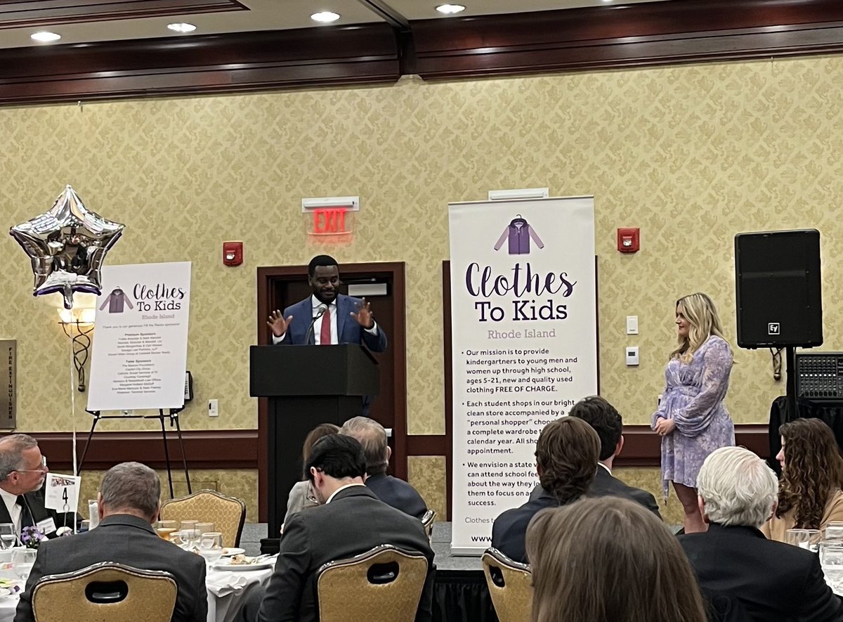 During these turbulent times, we need organizations like @clothestokidsri that serve Rhode Island’s 