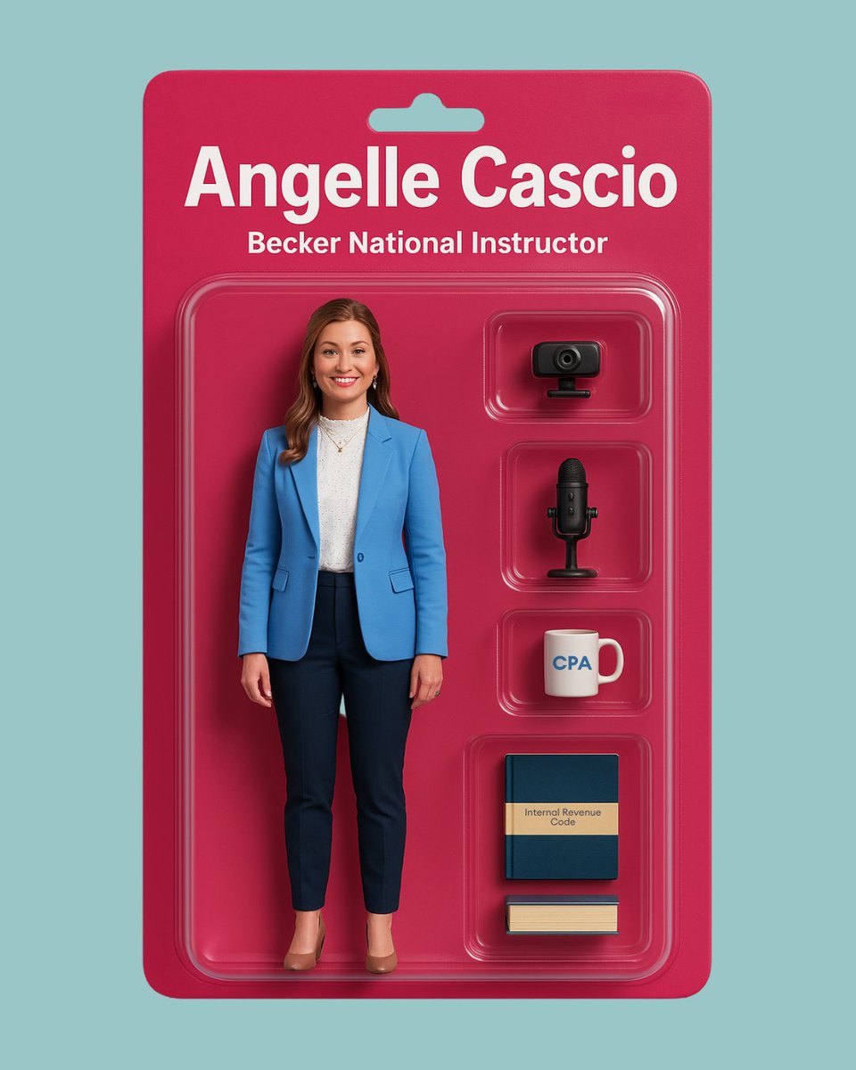 BeckerAcct's tweet photo. Meet the Becker Instructor dream team, now boxed and ready to help YOU ace the CPA exam! ๐ฆ These all-star instructors are unstoppable when it comes to guiding you to success.
#AI #Trend #BeckerAccounting https://t.co/tYEWg95rrs