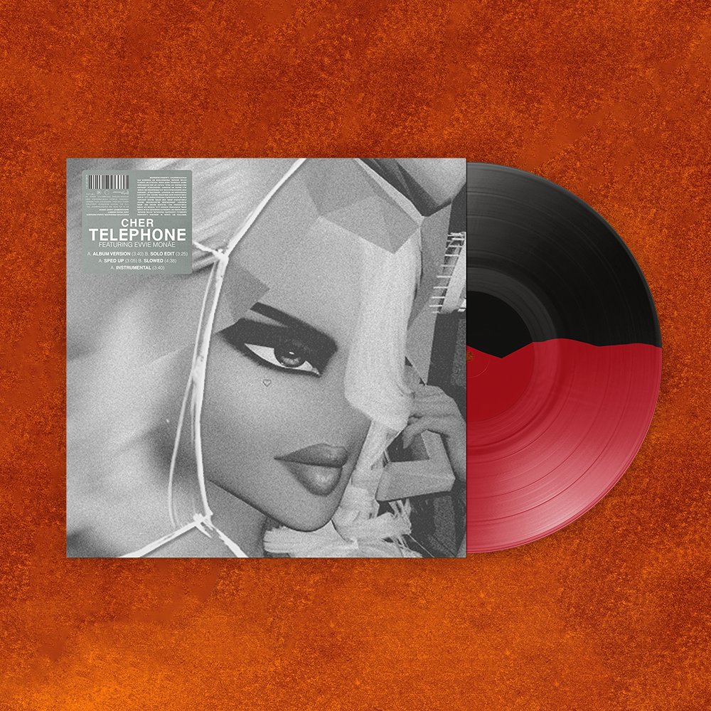 Cheryiins's tweet photo. @EvvieMonae @EMTOWNGLOBAL @ladygaga @Beyonce Telephone (The Remixes) 
7" Vinyl + Cassette + CD single out now! https://t.co/TdErw867qJ