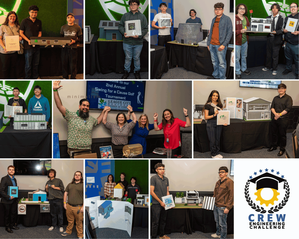 BayTran (@baytran1) on Twitter photo 🚨Last week, BayTran hosted our Swing for a Cause ft. the CREW Engineering Challenge!
👏10 student teams from <a href="/DickinsonISD/">Dickinson ISD</a> & <a href="/PasadenaISD_TX/">Pasadena ISD</a> competed in a Tiny Home Challenge, earning awards for 1st–3rd place plus Innovation, Presentation, Research, and Design! #FutureEngineers 🚨Last week, BayTran hosted our Swing for a Cause ft. the CREW Engineering Challenge!
👏10 student teams from <a href="/DickinsonISD/">Dickinson ISD</a> & <a href="/PasadenaISD_TX/">Pasadena ISD</a> competed in a Tiny Home Challenge, earning awards for 1st–3rd place plus Innovation, Presentation, Research, and Design! #FutureEngineers
