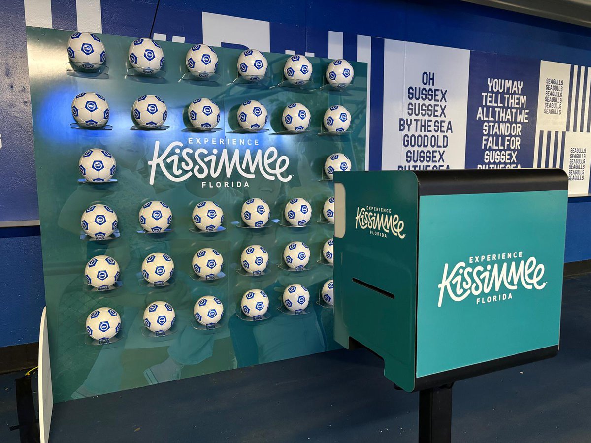 Social Jungle (@wersocialjungle) on Twitter photo All set for another day of fan engagement activities with our friends at Experience Kissimmee at <a href="/OfficialBHAFC/">Brighton & Hove Albion</a> tomorrow ⚽️ All set for another day of fan engagement activities with our friends at Experience Kissimmee at <a href="/OfficialBHAFC/">Brighton & Hove Albion</a> tomorrow ⚽️