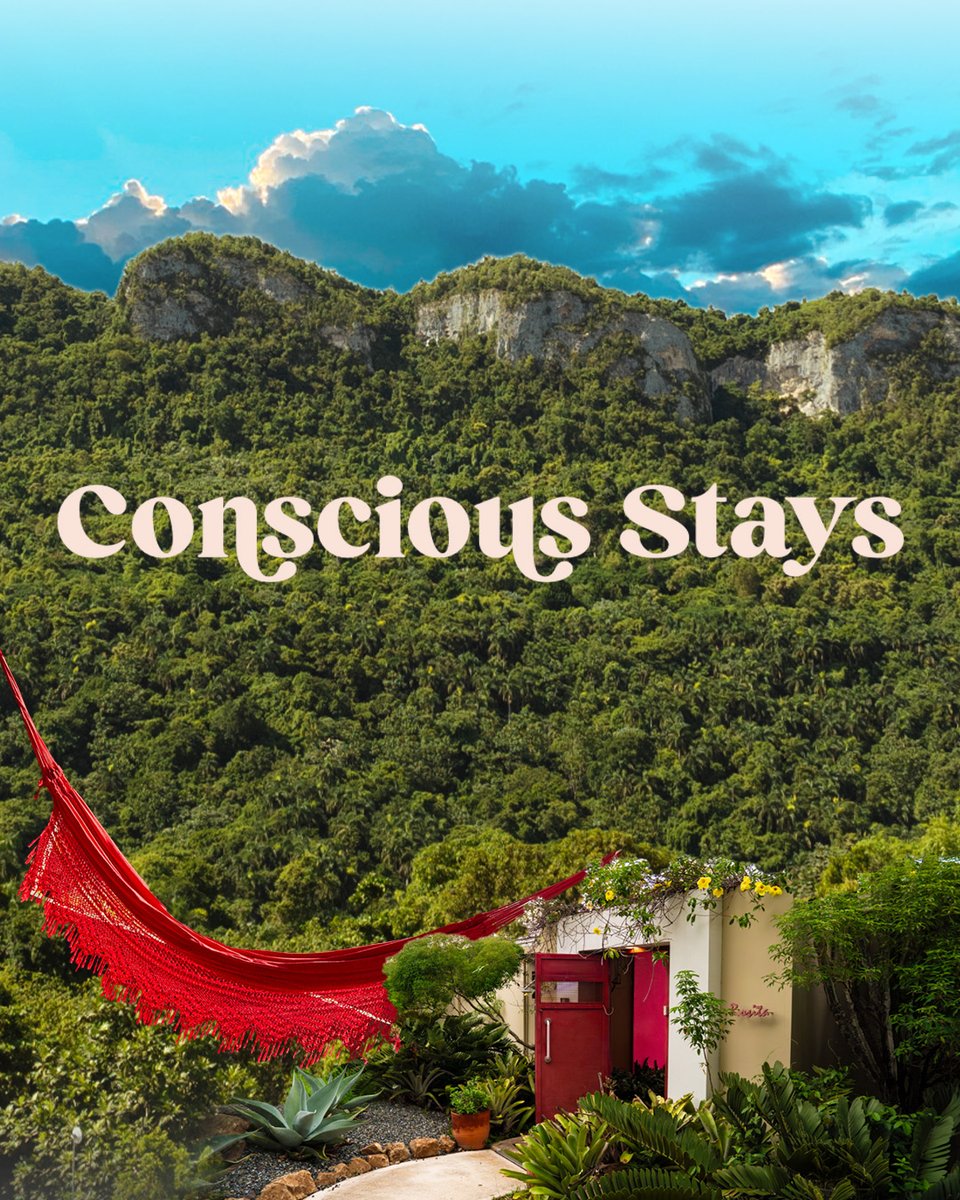 discover_PR's tweet photo. Ready to check in at Conscious Stays? 🏡🍃
From glamping to boutique eco-lodges, these places offer more than rest—they support Puerto Rico’s promise to protect what makes the Island magical. Tag a traveler who’d love a stay with purpose. #TheGreenPath #DiscoverPuertoRico https://t.co/mC4YyeF24h