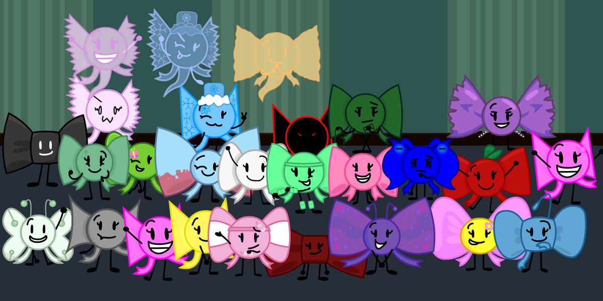 A greedy bow has came, hi Cashy Bow :3 #ii #inanimateinsanity #TROC #bowii #botii #marshii #appleii #cloverii #testtubeii #soapii #twilightorchards #objectfiller #osc #osctwt