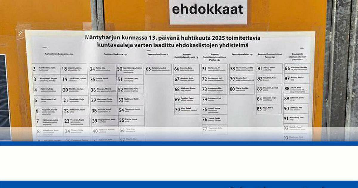 Uutisen takaa | Miten pärjäävät loikkarit, miten käy keskustan ja kokoomuksen kisassa ykköspaikasta? Lue Pitäjänuutisten vaaliennakko dlvr.it/TK6Bkd