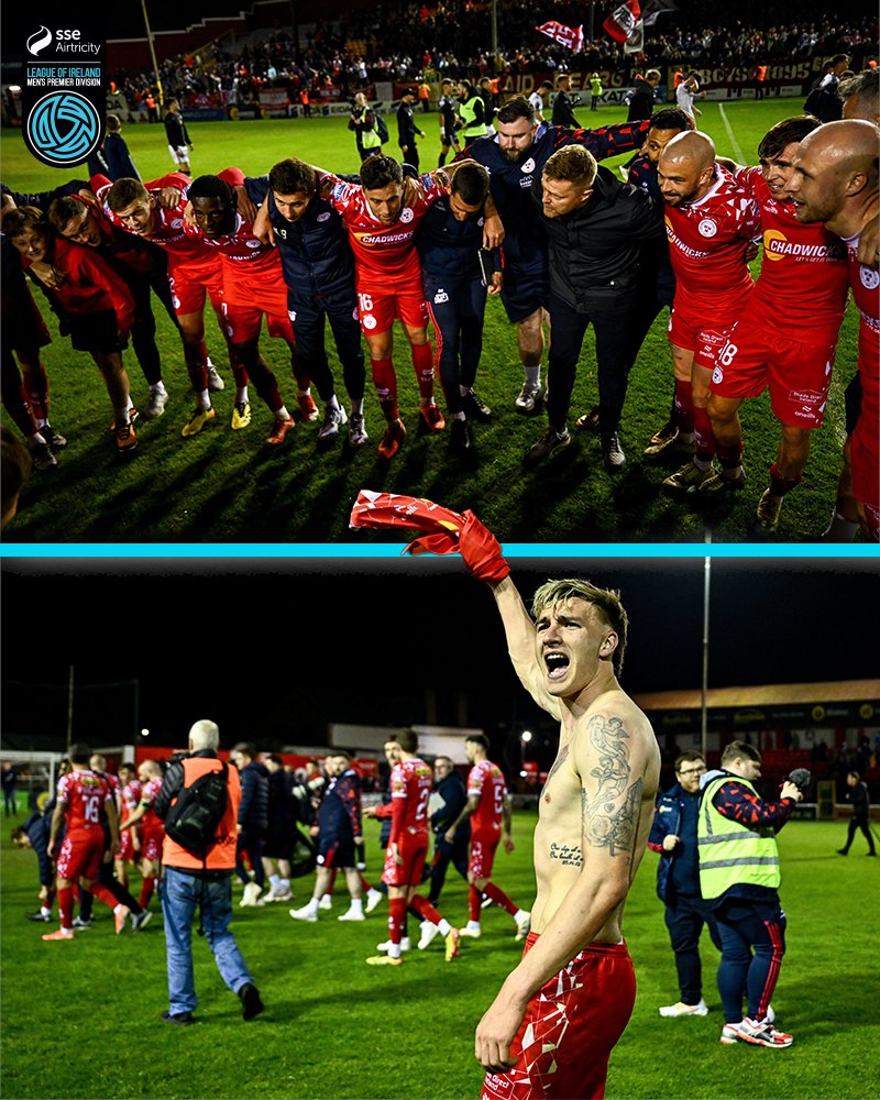 LeagueofIreland's tweet photo. Derby Delight in Red. https://t.co/wbNqN4T6i0
