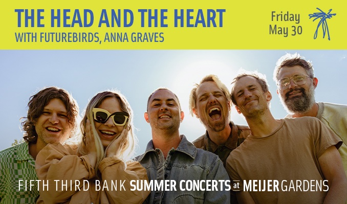 Grand Rapids, you get to experience our Aperture Tour first! ✨ We're kicking things off on May 30th at the beautiful Meijer Gardens. The pre-sale starts 4/21 at 9am ET - sign up to get your code on theheadandtheheart.com/tour   

All of the other 2025 shows are on sale now! Who's