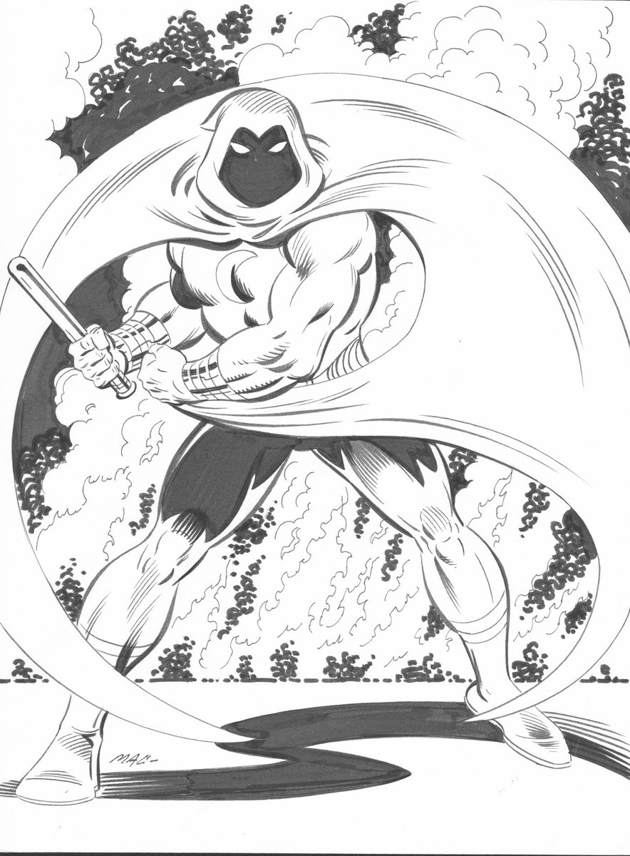 iamluke85's tweet photo. #moonknight artwork by #MikeMachlan https://t.co/dL7GYjRY7l
