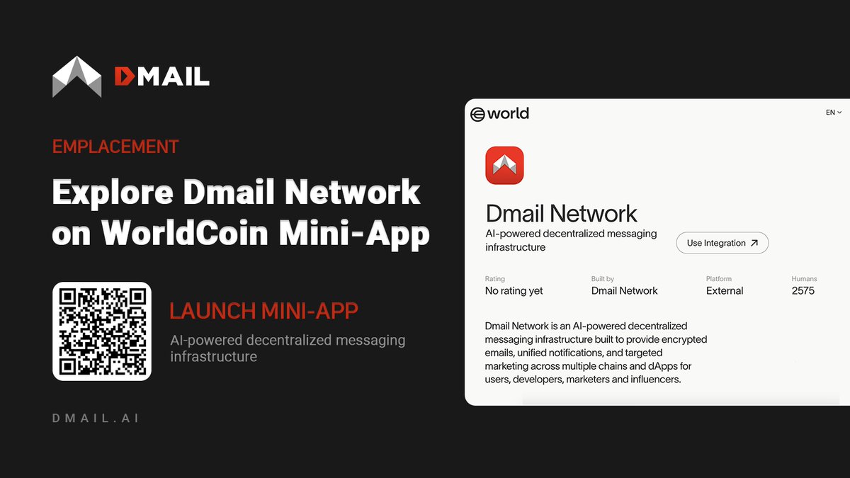 sadeeq_abbakarr's tweet photo. Your Gmail does not pay you.⁉️
Dmail does.✅
Earn by reading and sending messages on a secure, decentralized network, enjoy with dmail 👇
$DMAIL https://t.co/h6vTuWKil2
#Read2Earn #Mail2Earn #Dmail https://t.co/8fOMxVrr4H