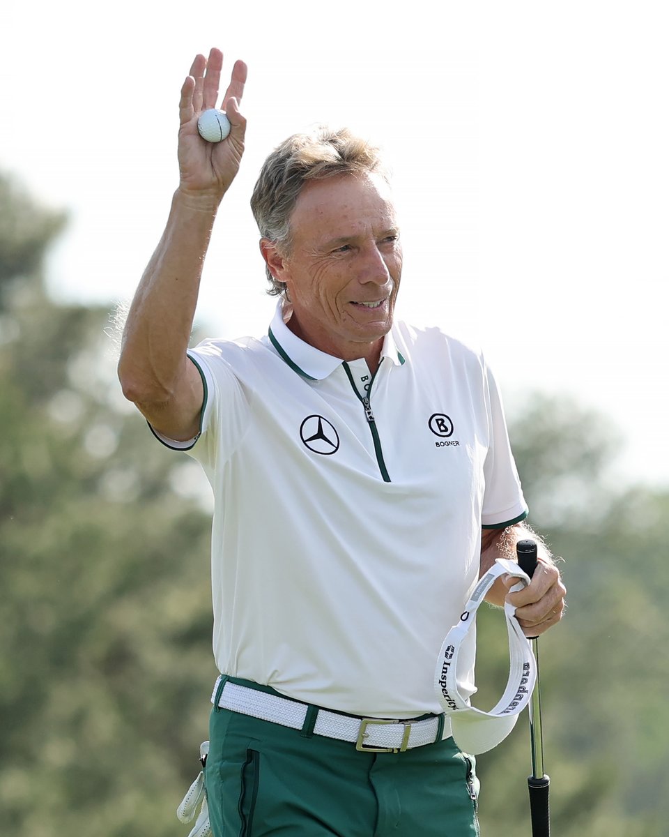 ChampionsTour's tweet photo. The last dance at Augusta ❤️

2-time Masters champion Bernhard Langer bids farewell after his 41st and final Masters. https://t.co/vd0h51IRtA