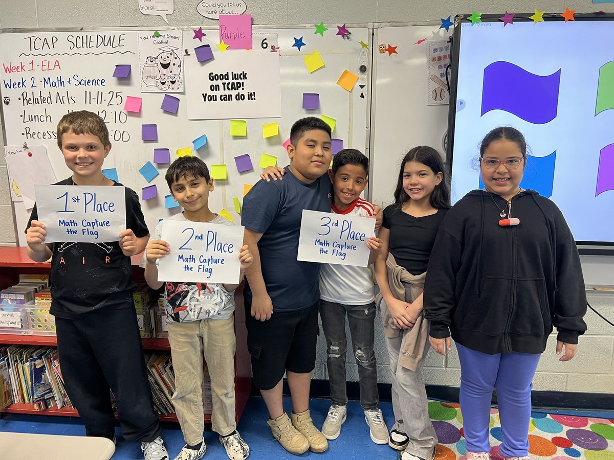 We ended the week with Capture the Flag TCAP Math Review! We are ready to ROCK THE TEST!!