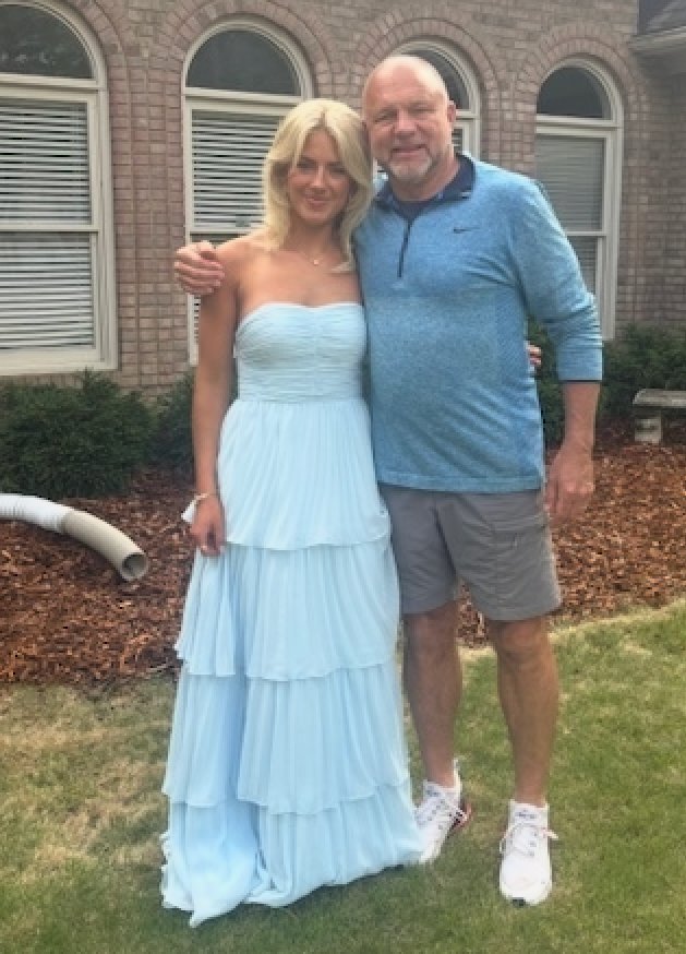 Addison's Senior Prom. Growing up too fast.