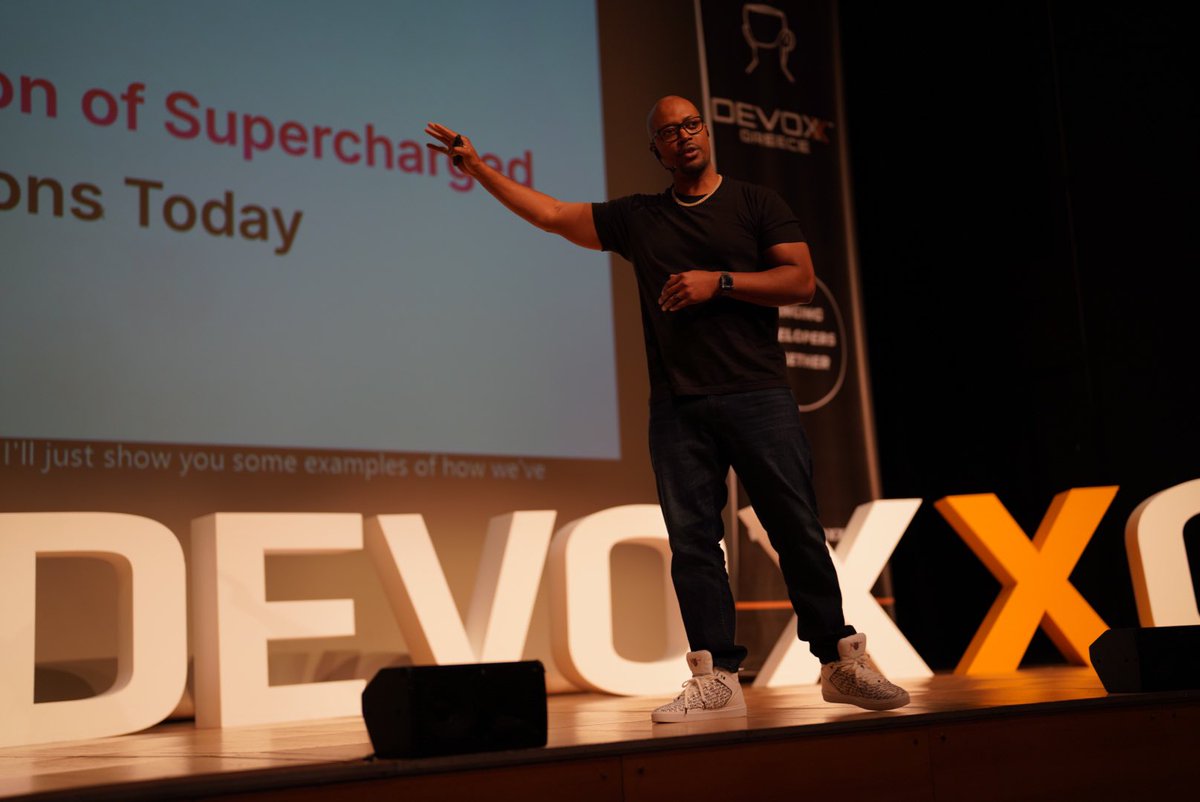 marktechson's tweet photo. Incredible time at @DevoxxGR! I canโt believe that I got to grace the stage in the BEAUTIFUL country of Greece ๐ฌ๐ท.
Shout out to the #DevoxxGR team for a fantastic conference and supreme experience. https://t.co/9ua86BQrHh