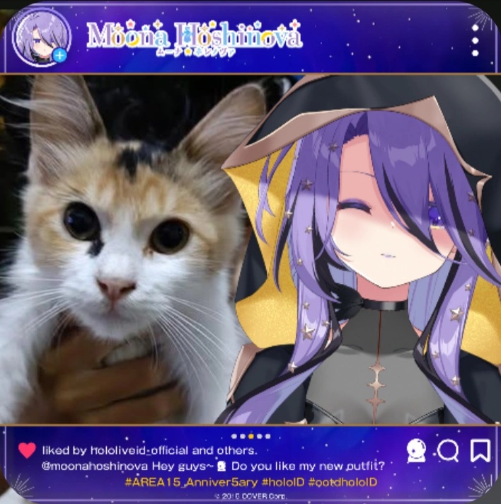 Vools42's tweet image. Buma foto sama Moona 😍

#ootdholoID 
#Moonaver5ary 
#AREA