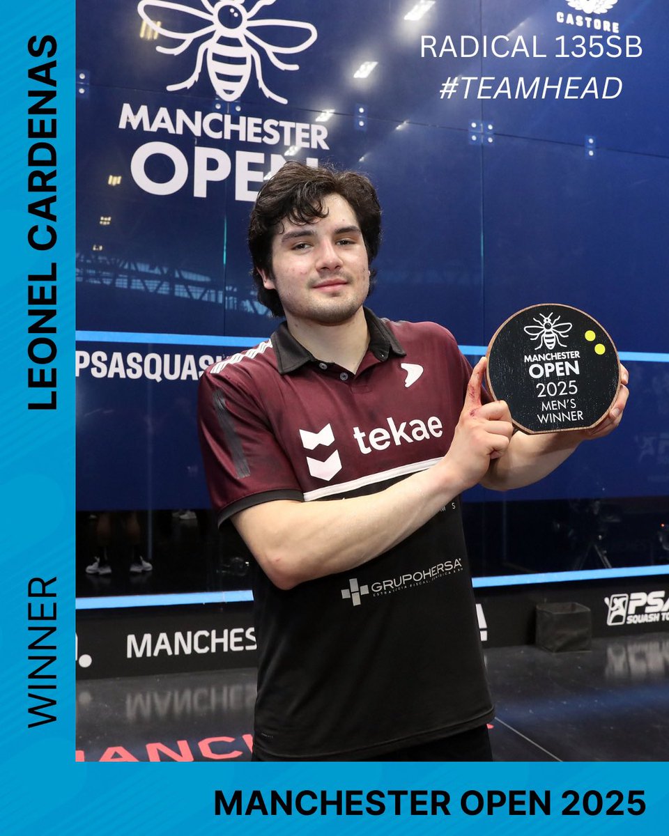 Champion at the Manchester Open 2025!
Congratulations Leonel Cardenas 🏆
