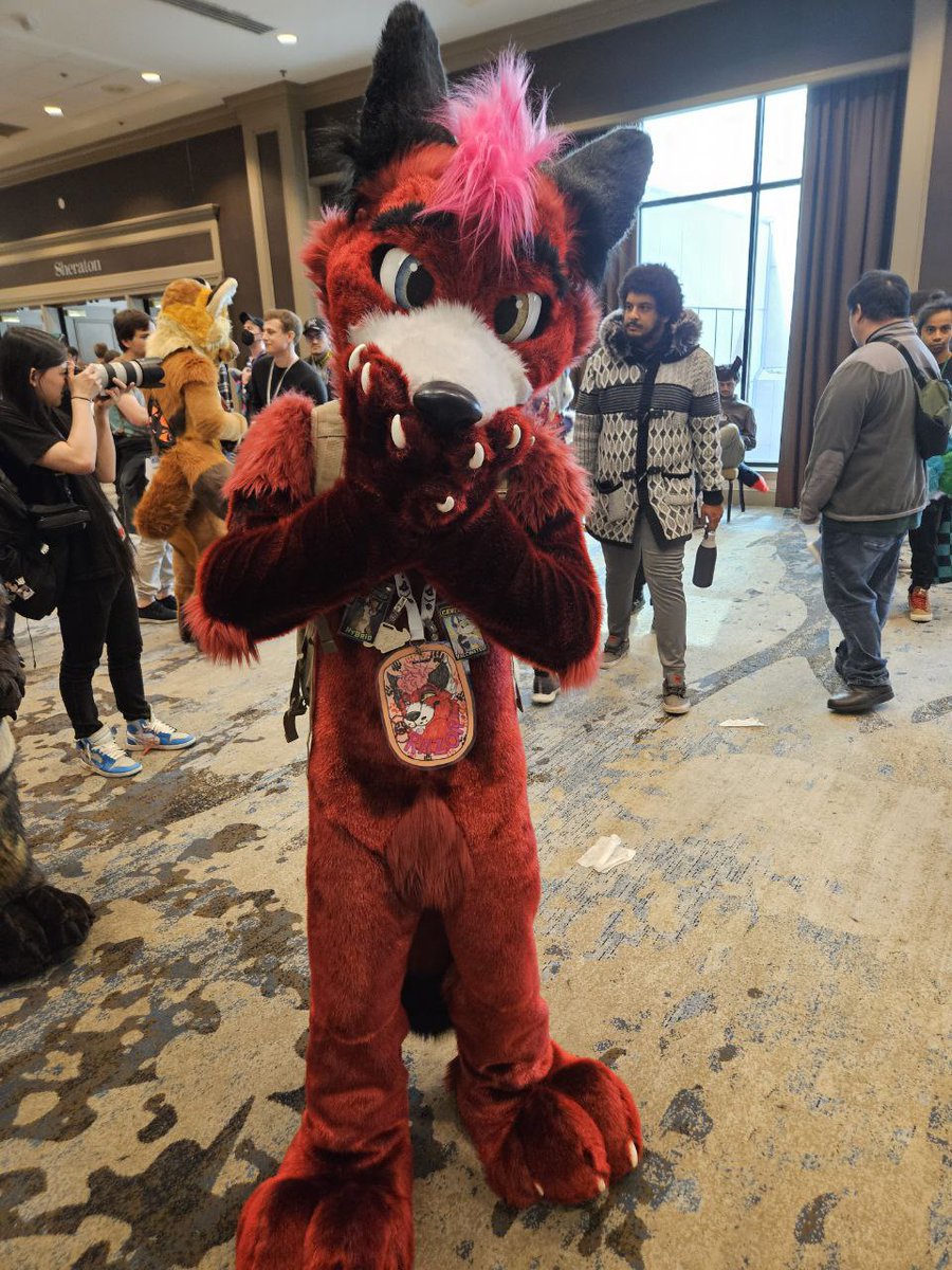 It's #FursuitFriday enjoy the weekend and will hopefully be seeing more people at Texas Fur Festa
#TFF2025 
Pic last year TFF