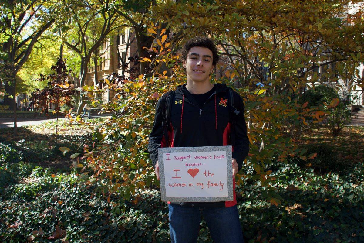LUIGI MANGIONE SUPPORTING WOMEN'S HEALTH AWARENESS WEEK AT UPENN (Nov 2016)

"I support women's health because I love the women in my family"
