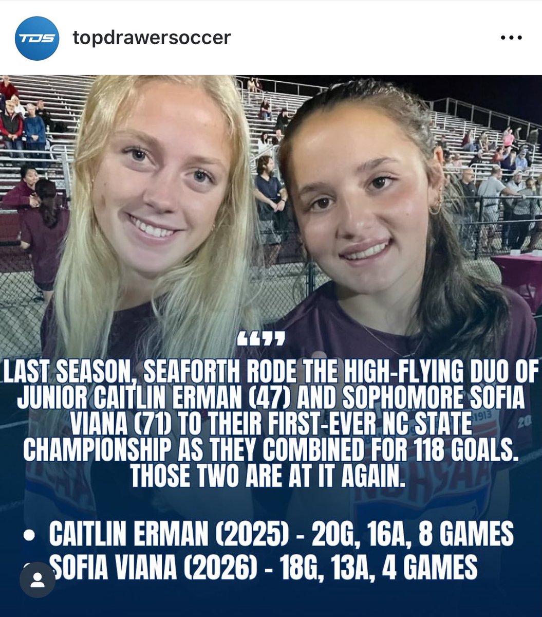 Seaforth Soccer (@seaforthsoccer) on Twitter photo topdrawersoccer.com/high-school-so…
<a href="/TopDrawerSoccer/">TopDrawerSoccer</a> <a href="/HighSchoolOT/">HighSchoolOT</a> <a href="/Gatorade/">Gatorade</a> <a href="/seaforthhs/">@SeaforthHS</a> <a href="/SeaforthHawks/">Seaforth Athletics</a> <a href="/ChathamNR/">Chatham News & Record</a> topdrawersoccer.com/high-school-so…
<a href="/TopDrawerSoccer/">TopDrawerSoccer</a> <a href="/HighSchoolOT/">HighSchoolOT</a> <a href="/Gatorade/">Gatorade</a> <a href="/seaforthhs/">@SeaforthHS</a> <a href="/SeaforthHawks/">Seaforth Athletics</a> <a href="/ChathamNR/">Chatham News & Record</a>